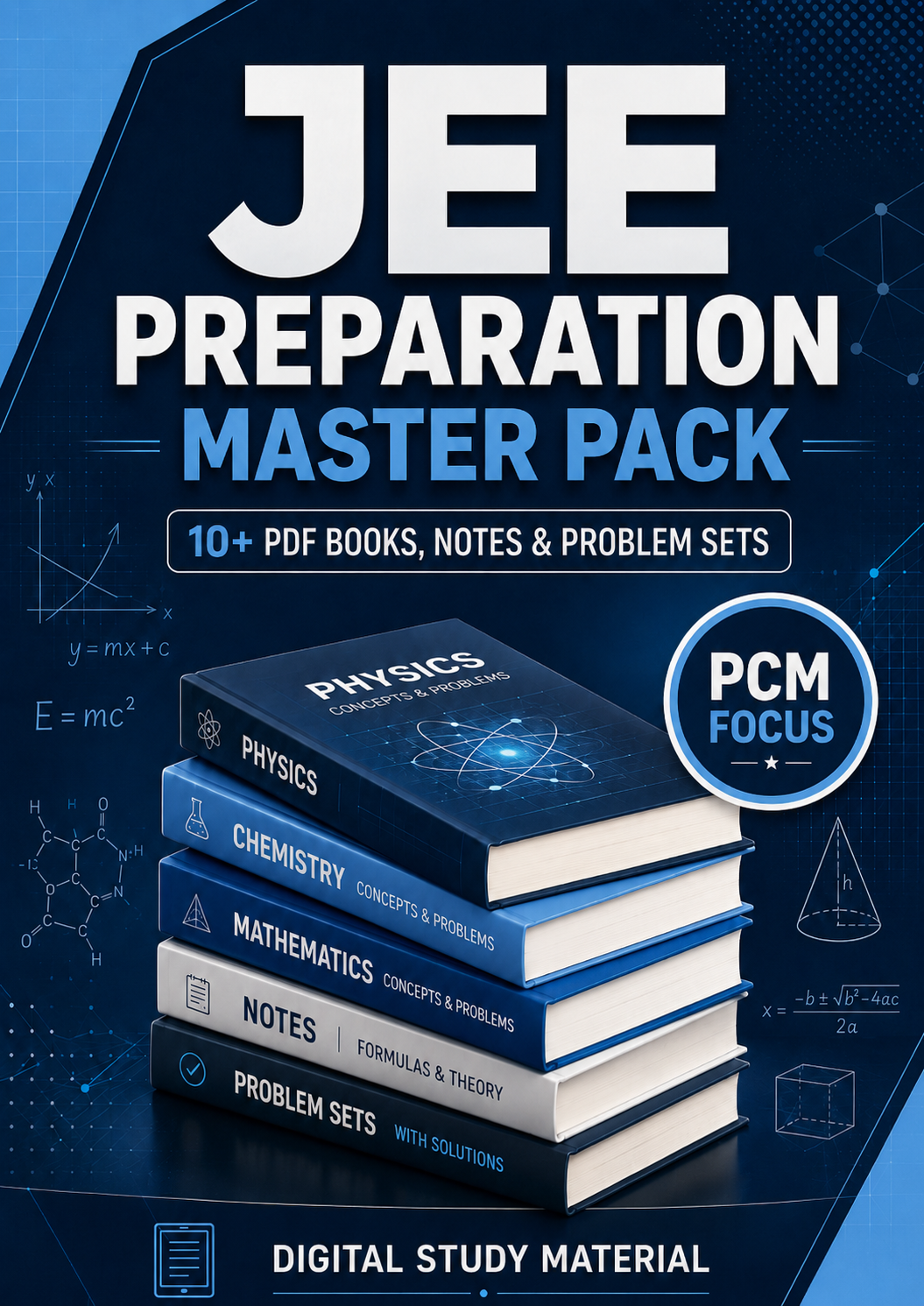 Digital study material bundle preview